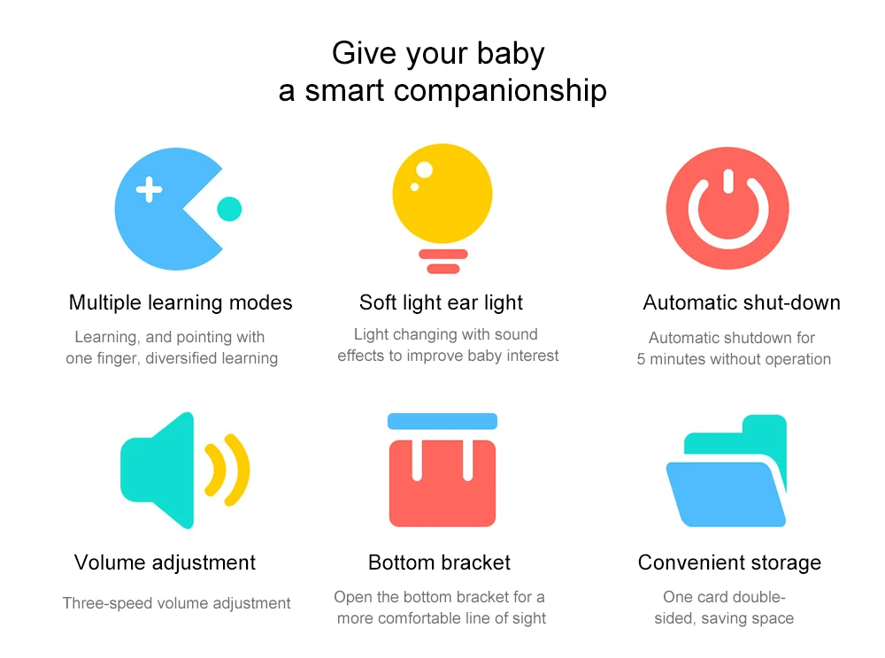 Enlightenment Education Intelligent Dot Reading Machine from Xiaomi youpin 