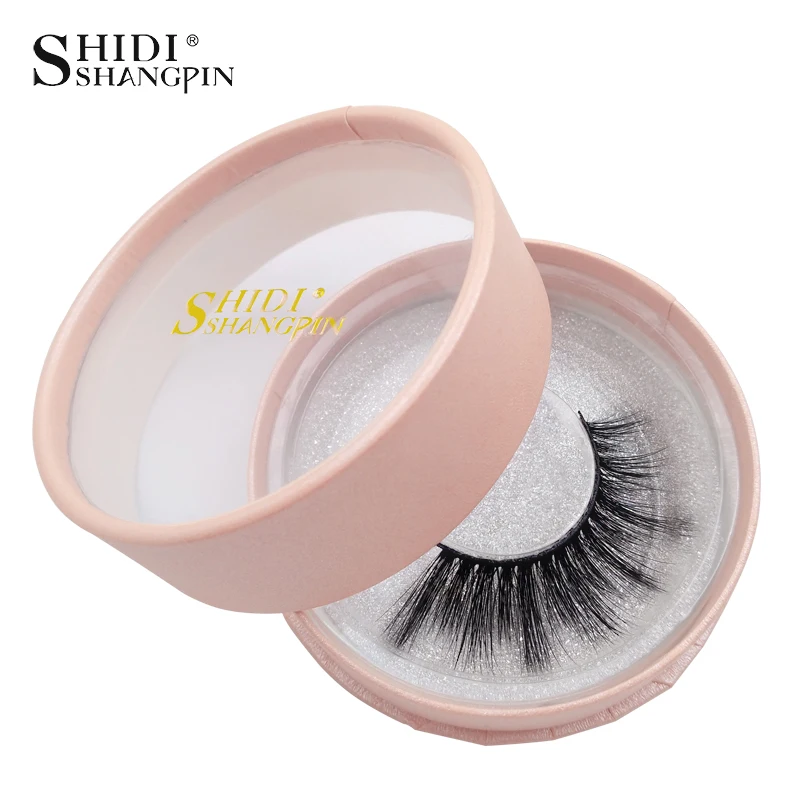 

SHIDISHANGPIN 1 Pair mink eyelashes natural long 3d false lashes handmade 3d mink lashes 1 box soft false eyelashes 72