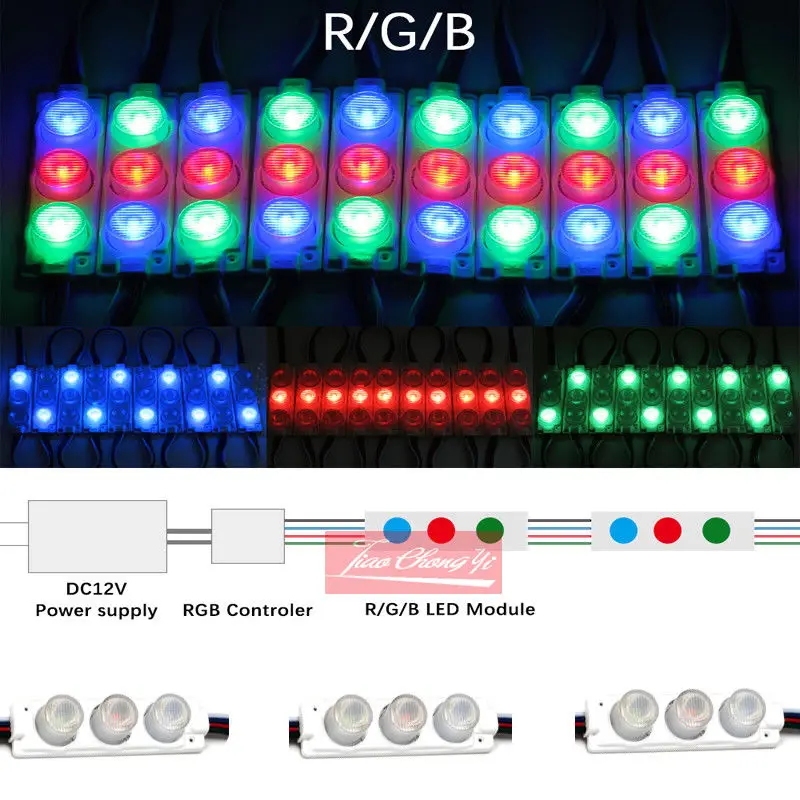 10 шт./лот супер яркие 3 Вт 3030 SMD светодиодные модульные лампы водонепроницаемая