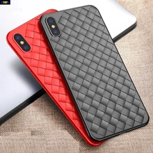 

Cyato Woven Light Breathable Case For iPhone X Case Soft TPU Cover For iPhone XS MAX XR for iPhone 7 6 6s 8 plus Xs Max Xr capa