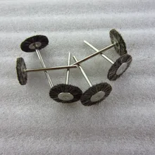 100 шт./пакет, коричневая щетина, ювелирная полировальная щетка, Стоматологическая Полировка шлифование кисти, установленная роторная установка кисти