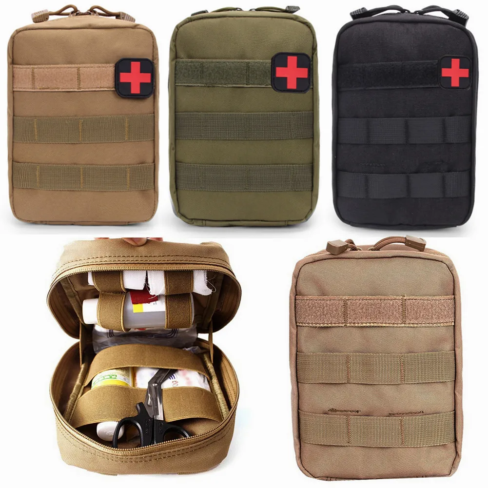 

MAYITR Outdoor Survival Travel First Aid Bag Molle Medical EMT Cover Hunting Emergency Pack Pouch Utility Bag