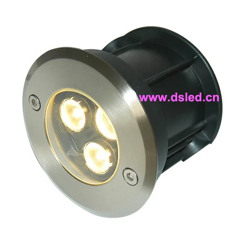 

Free shipping by DHL,good quality,high power 3W LED inground light,underground LED light, DS-11S-05-3W,110-250VAC,IP67