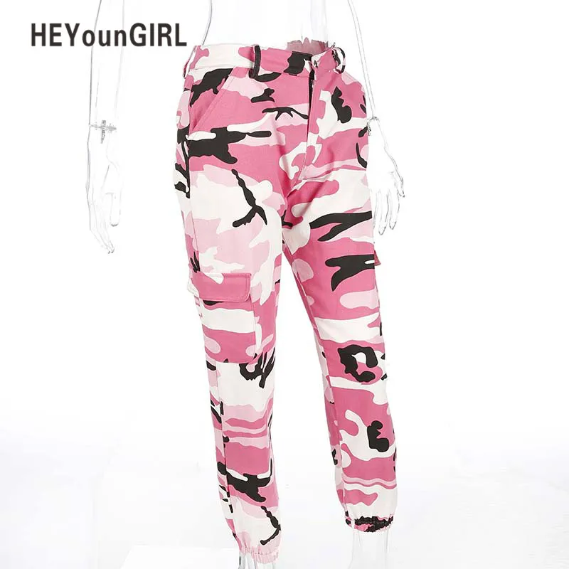 FREE SHIPPING Women Camouflage High Waist Trousers JKP3301 - Allkpop Shop