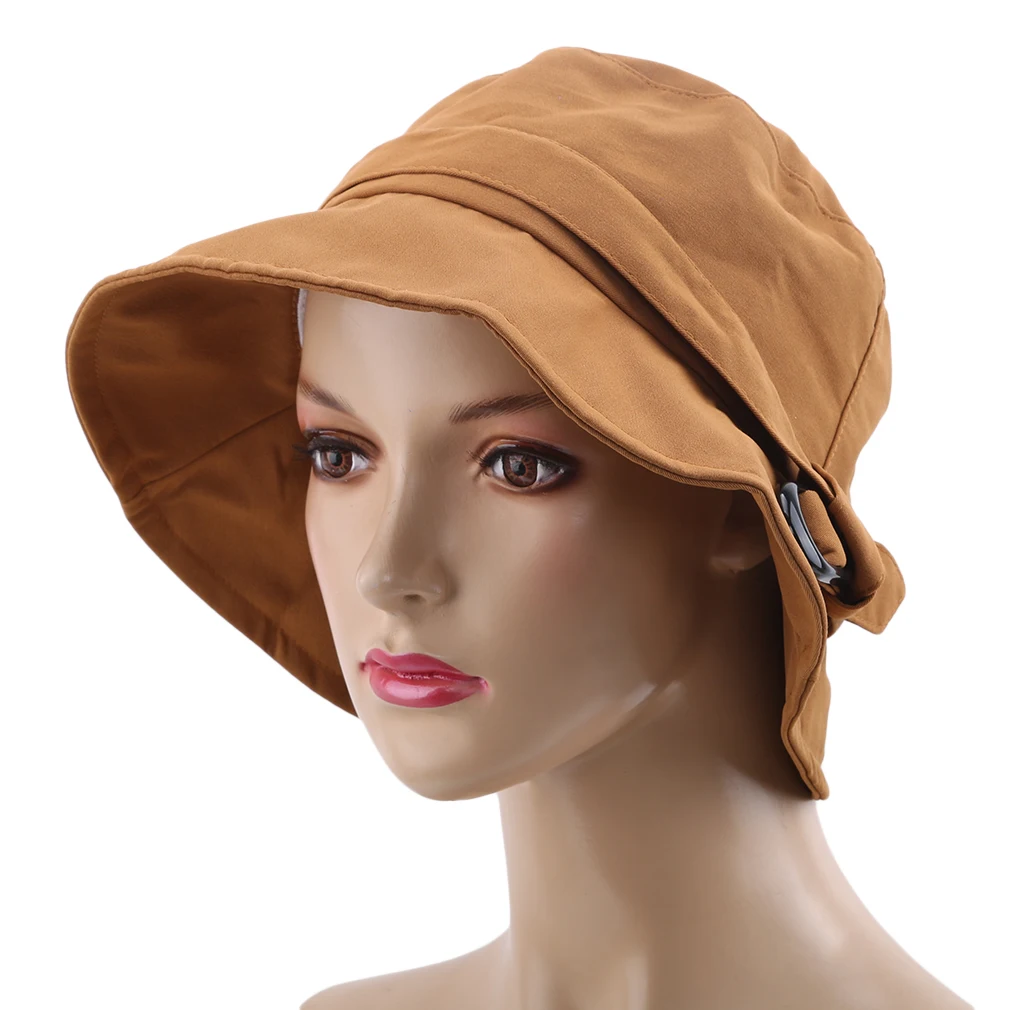 New Spring Summer Fashion Tide Foldable Cap Sun Hat Woman Bucket Caps Fisherman Hat Female - Цвет: Camel