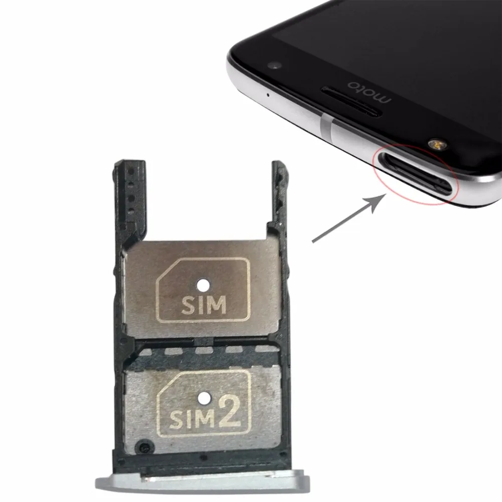 Новый лоток для 2 SIM-карт + карт Micro SD Motorola Moto Z Play | Мобильные телефоны и аксессуары