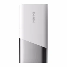 Besiter 5000 мАч внешний Батарея Зарядное устройство Dual USB оригинальный заряд Мощность Bank светодиодный Мощность банка для мобильных телефонов