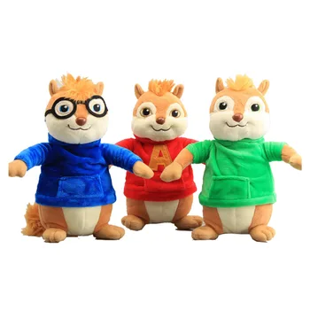 

Alvin and the Chipmunks Plush Stuffed Animals Christmas Gift 22cm