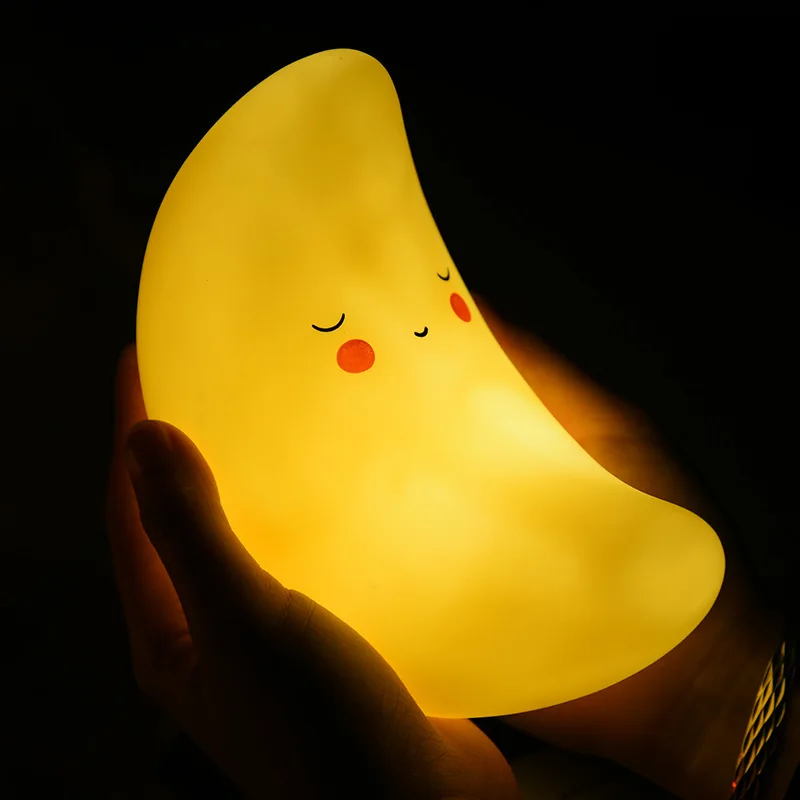 Lovely 3D Moon Night Light LED Light Cute For Baby Children Bedroom