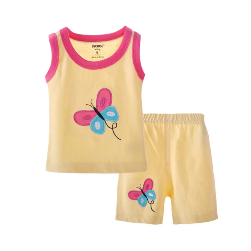 

Danrol Summer 1-3T Kids Clothes Baby Boy Girls Toddler Children Clothing Set ropa roupas infantis menina vetement enfant