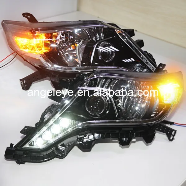 Для Toyota Prado FJ150 Land Cruiser 2014-2015 год светодиодный фары фара оригинального автомобиля с