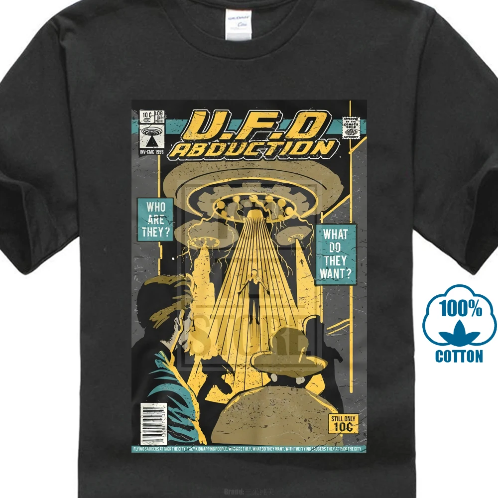 

Alien Ufo T Shirt Abduction X Files Unidentified Flying Object Area 51 Roswell