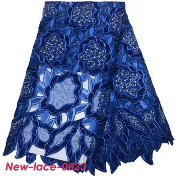 

Hot Sale Velvet Organza Lace Fabrics with Sequins Embroidery African Nigerian Lace Lace Fabric for Wedding Dress A03
