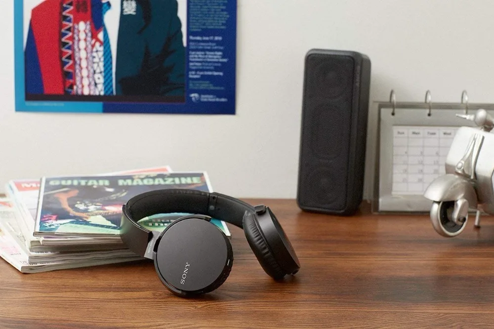 Беспроводные наушники SONY MDR XB650BT EXTRA BASS Bluetooth NFC с микрофоном NFC|Наушники и