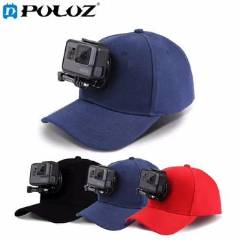 

PULUZ Adjustable Canvas Baseball Hat Cap W/ J-Hook Buckle Mount Screw for GoPro HERO5 HERO4 Session HERO 5 4 3+ 3 SJ7000 SJ4000