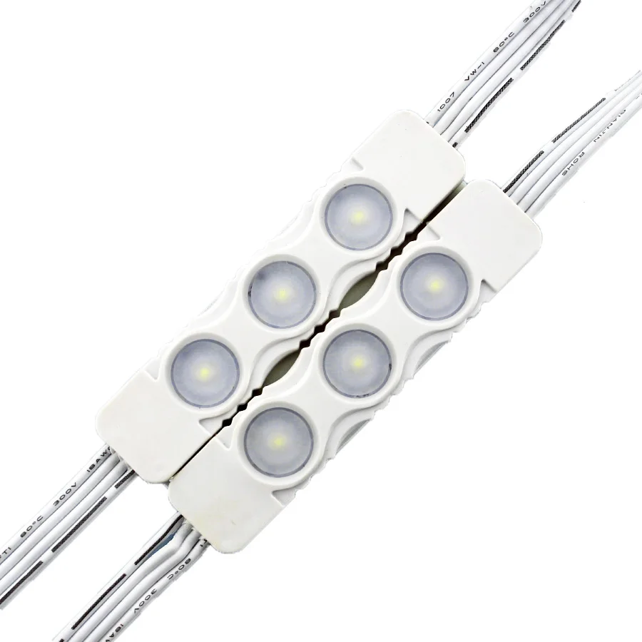20 шт./лот высокое Яркость светодиодный модуль 220 V 110 IP65 Injecton Водонепроницаемый