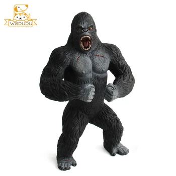 

King Kong Gorilla Action Toys Figures Orangutan Cartoon Figurines Collection Model Big Chimpanzee Animal Dolls Boy Children Gift