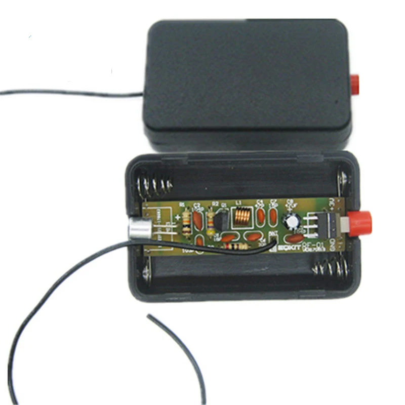 DIY Kit 88-108MHz FM Transmitter Modulation Wireless Microphone Suit 5-15mA