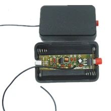 70-110MHz 1.5V FM Frequency Modulation Wireless Microphone Module DIY Kit Transmitter Board Parts Kits Electronic Suite + Shell