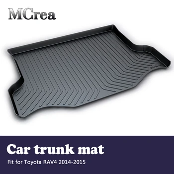 

MCrea Auto Car Rear Trunk Mat Cargo Liner For Toyota RAV4 2014 2015 Vehicle Trunk Carpet Anti Kick Floor Mat Accessories