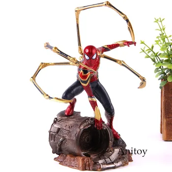 

The Avengers 3 Spider-Man Action Figure 1/10 Scale Peter Parker PVC Collection Model Toy Marvel Iron Spiderman Infinity War