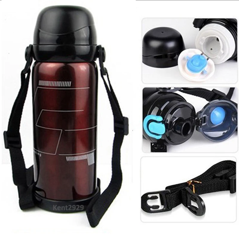 Outdoor Travel Cup Thermos Bottle 800ML Stainless Steel Thermos