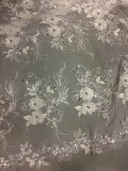 

nice looking french embroidered lace Jolin-92866 with top quality 3d flower french net lace fabri