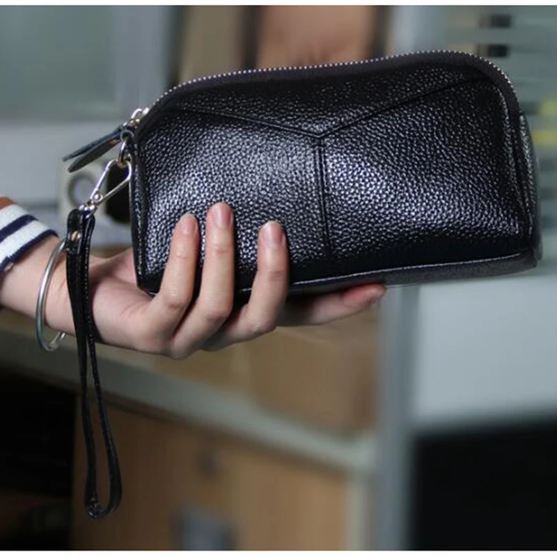 Genuine Leather Bag Women Clutches Casual Female Tote Women Bags Versatile Women Messenger Bags Mini Cross Body Bags LB494