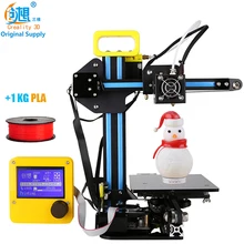 CREALITY 3D Дешевые 3D Принтер Мини 3d-принтер CR-7 Экструзии Алюминия 3D Принтер DIY kit С 1 КГ PLA Нити Подарок Для дети