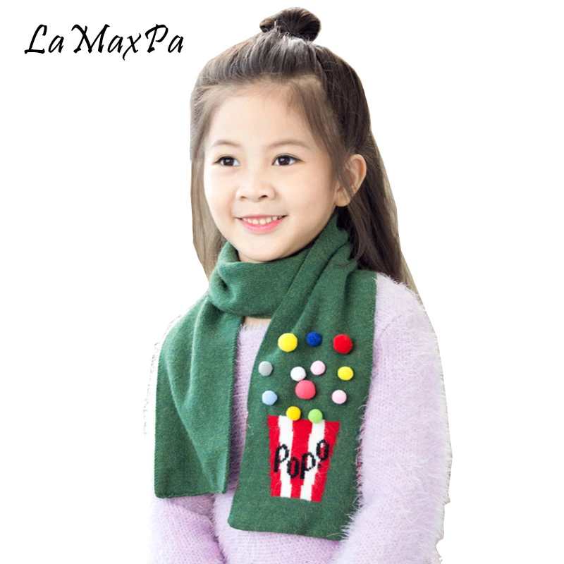 Buy LaMaxPa Fashion Children Cotton Scarf Boys Girls Classic Dot Letter Scarf