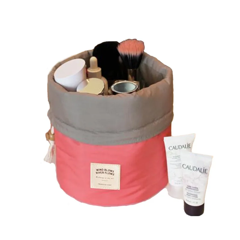 

Buckle Travel Cosmetic Bag Drawstring Bucket Makeup Storage Bag Large Capacity Storage Bag Bolsas Sac A Main Femme De Marque
