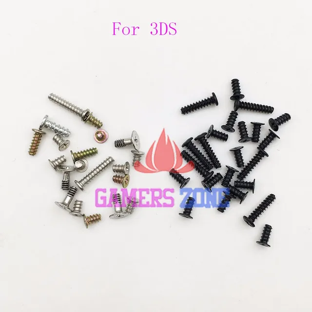 Back Shell & Motherboard Screws Set For Nintendo 3DS XL LL Partin