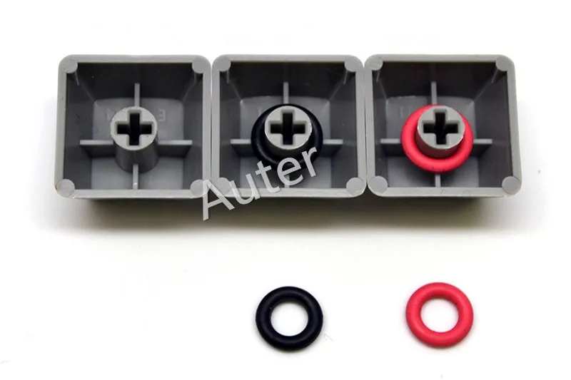 

Keyboard O-Rings dampers key cap switch mechanical / Cherry MX Rubber orings Red 40A