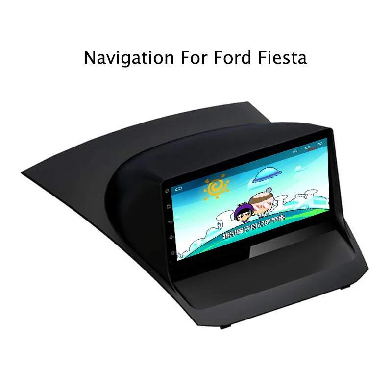 Sale 9" 2G RAM 32G ROM Car DVD GPS Navigation For Ford Fiesta 2009-2017 with Radio Head Unit,support 4G LTE 5