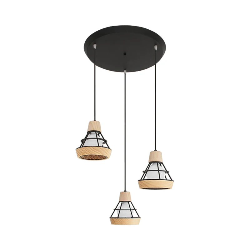 

Ресторан бревно подвесной светильник скандинавский коридор столовая современная Бесплатная доставка