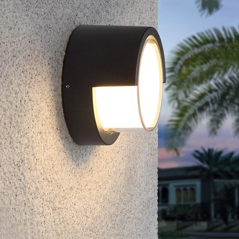 Outdoor balcony outdoor wall lamp outdoor LED simple modern outdoor