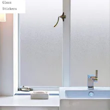 45 см x 3 м статический цепляются декоративной пленкой матовое Стекло раздвижные двери Ванная комната окна Стекло наклейки полупрозрачные непрозрачные окна фильмы