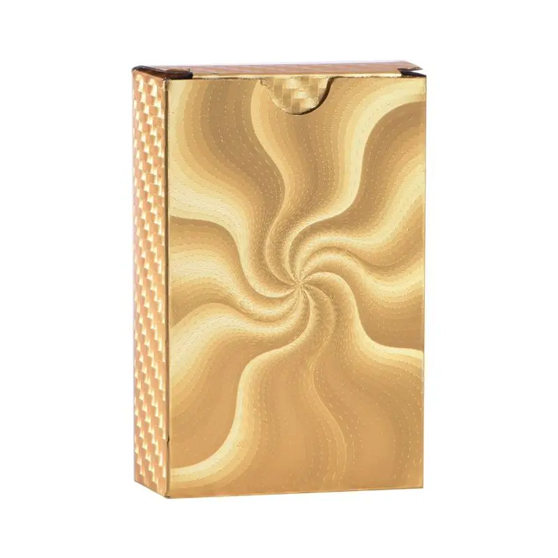 Golden Plastic Playing Cards Waterproof PVC Poker Creative Collection Durable Gift Game Cards Plastic Poker Cards Playing - Цвет: golden-01