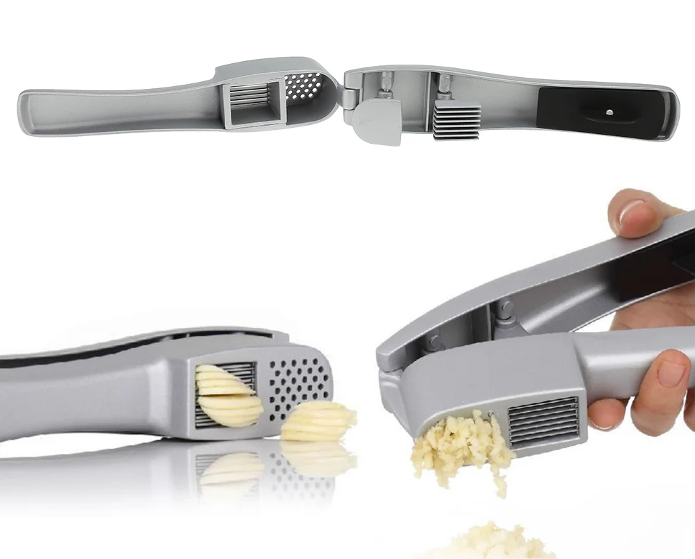 Manual Operation Aluminum Alloy Garlic Press