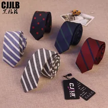 Тонкий 5 см узкий галстук мужские дизайнерские Галстуки модный в горошек Полосатый галстук на шею свадебный бизнес жаккардовый тканевый галстук для мужчин галстук