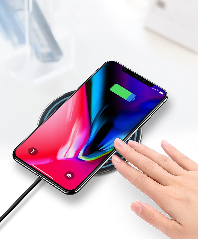 Быстрое QI Беспроводное зарядное устройство для Airpods samsung Note 10 Plus зарядная станция для iPhone X XR Xs Max Xiaomi Mi 9 Draadloze Oplader