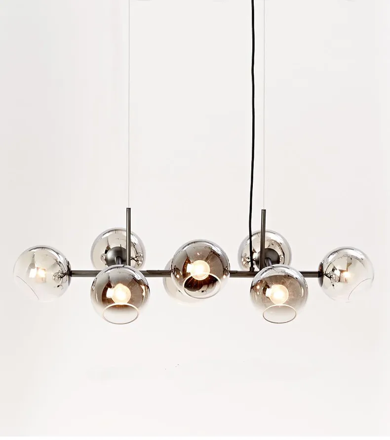 Straight 8/12 Light Glass Globe Beans Chandelier Drope Light For Dining Room Lustre E27 Led Chandelier Lamparas Lighting Straight 8/12 Light Glass Globe Beans Chandelier Drope Light For Dining Room Lustre E27 Led Chandelier Lamparas Lighting