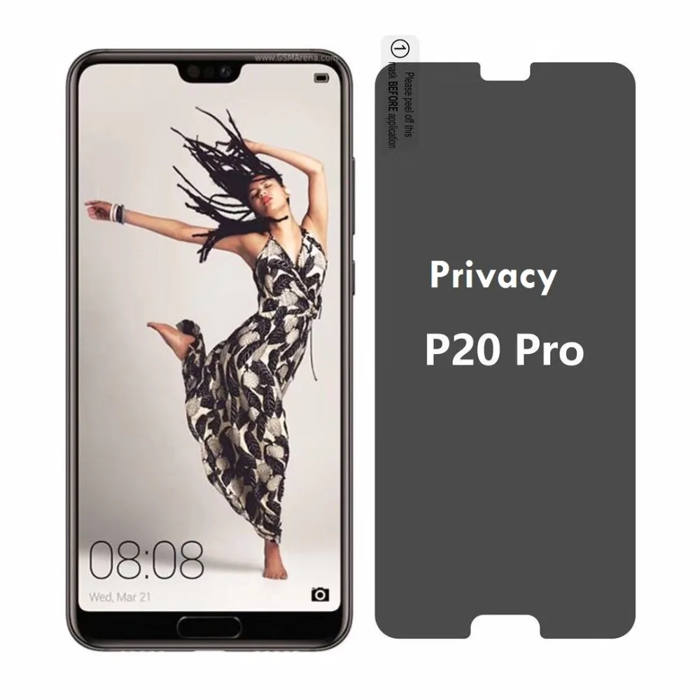 

Privacy Filter Tempered Glass For Huawei P20 lite Film AntiSpy Protection Shield Screen Protector for huawei P20 P20 PRO