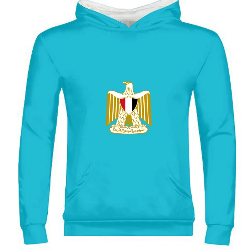 Египетский мужской Молодежный индивидуальный логотип имя номер egy пуловер Национальный флаг eg Арабская Республика египетская Страна Печать фото одежда