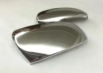 

For Hyundai Tucson 2016 2017 Chrome 2pcs Car Exterior Side Rearview Mirror Cover Protectors Molding Trim Accessories