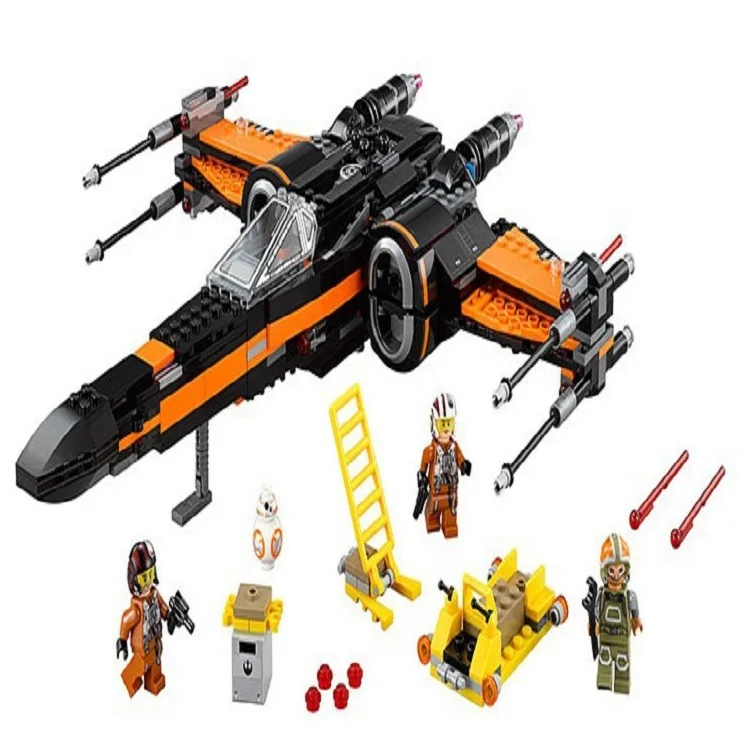 送料無料736ピーススターウォーズx poeウイングスターファイターBB,8ビルディングブロックminifiguresモデルキット子供のおもちゃ