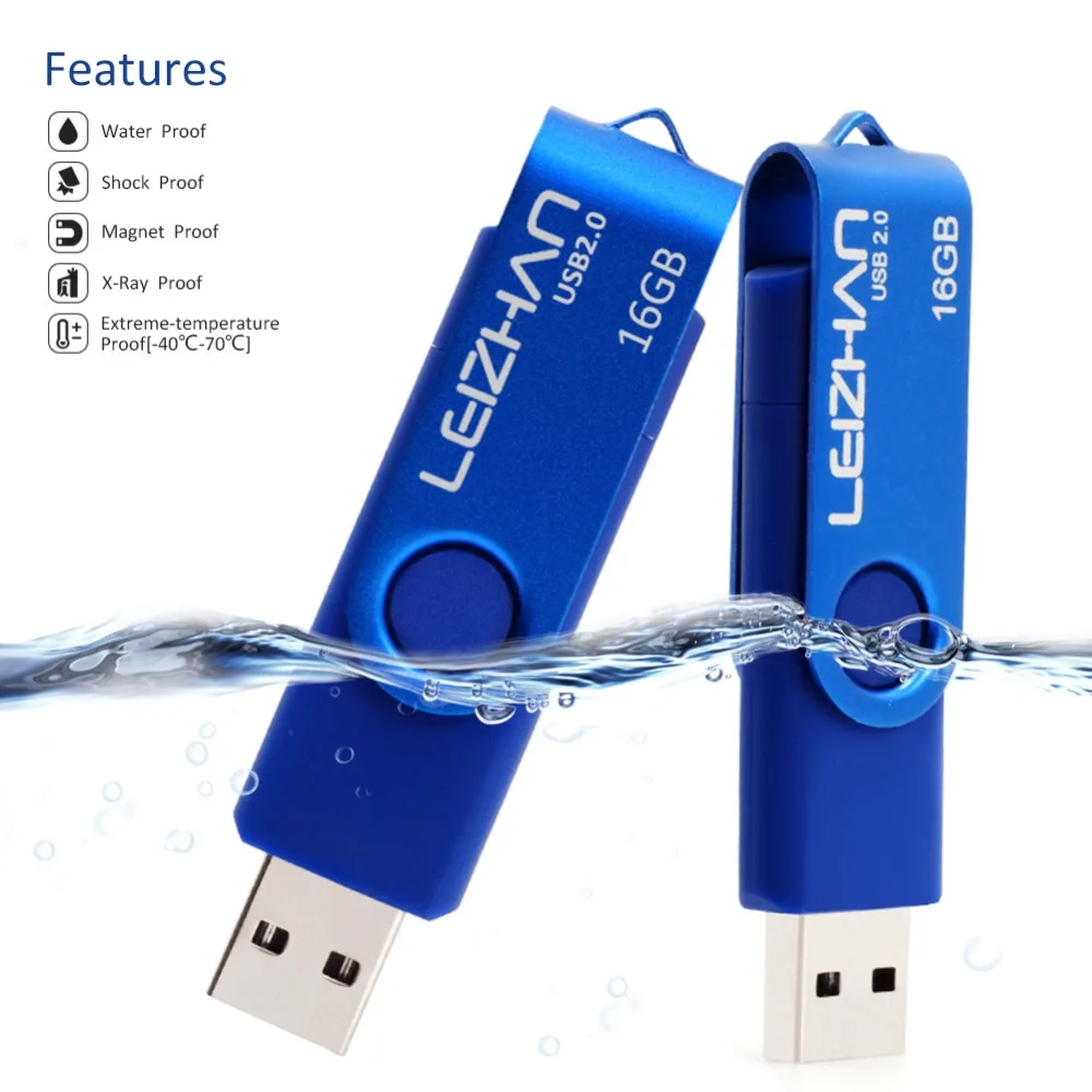 LEIZHAN USB2.0 флеш-накопитель 64 Гб 32 GBDual флешки 16 GB фото памяти 8 GB телефон флеш-накопитель 4 GB Pen диск ноутбука U диска