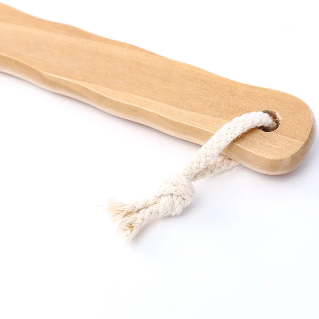 Natural Bristle Brush Anti-slip Handle Wooden Body Back Maasage Health Care Bath back Brush for Bath Body Foot Brush 4