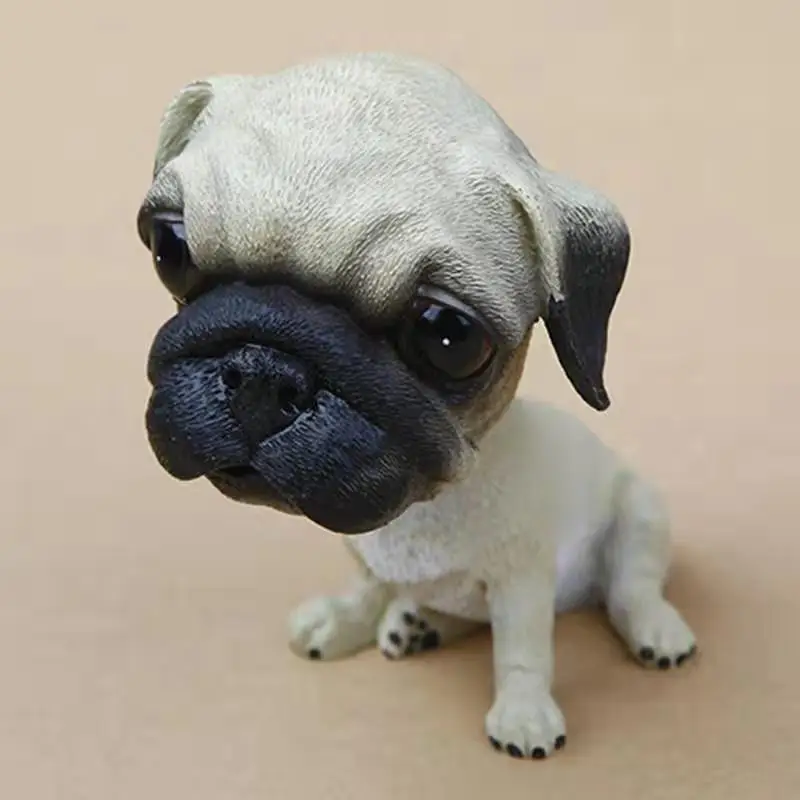 8 PCS/LOT Nodding Dog Funny Shaking Head Dogs Toys Bobble Head Puppy