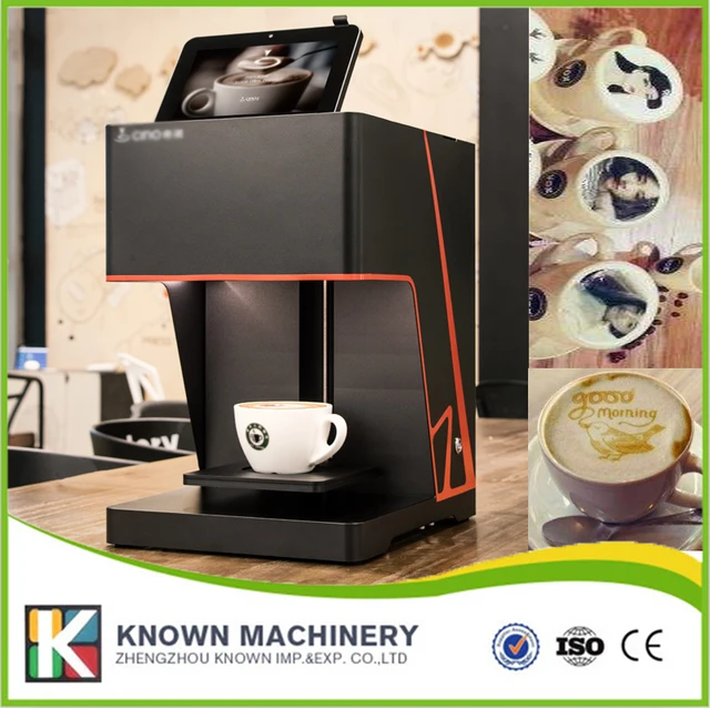 Best Offers Commercial stainless steel  coffee printer selfie coffee printer making machine 
